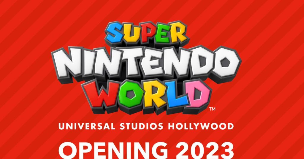 Il primo Super Nintendo World negli Stati Uniti arriverà agli Universal Studios di Hollywood nel 2023