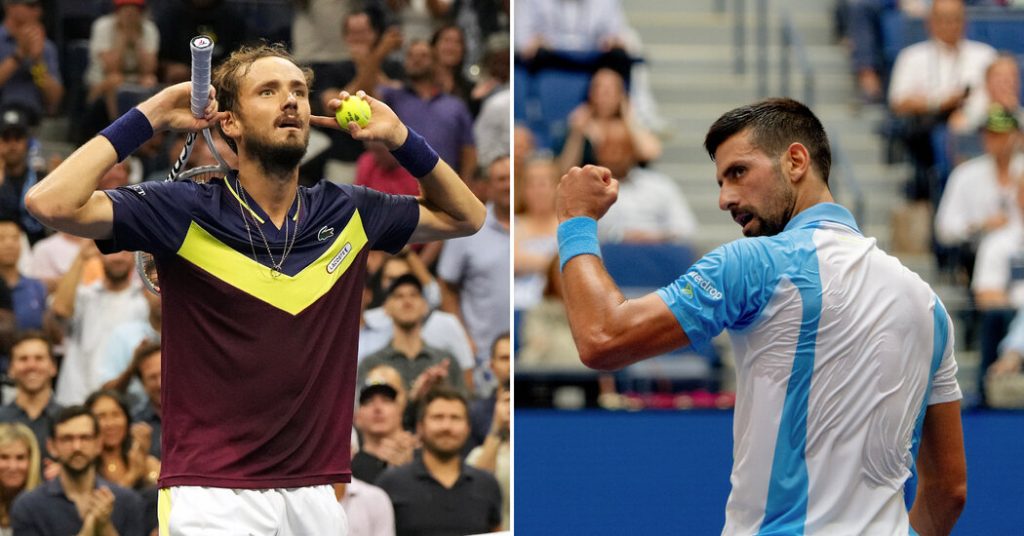 Novak Djokovic affronta Daniil Medvedev nella finale maschile degli US Open