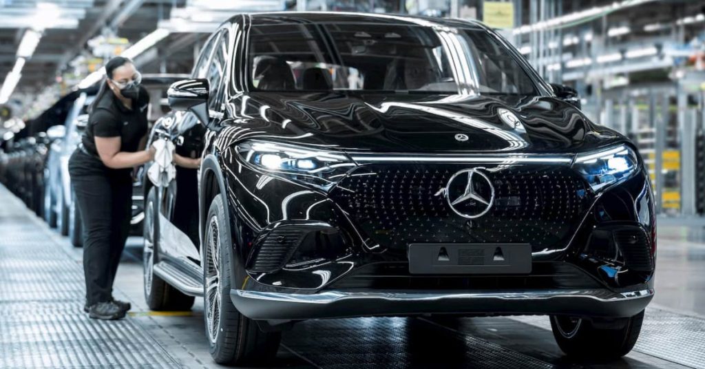 I veicoli elettrici Mercedes si avvicinano al 15% delle vendite negli Stati Uniti dopo il forte terzo trimestre