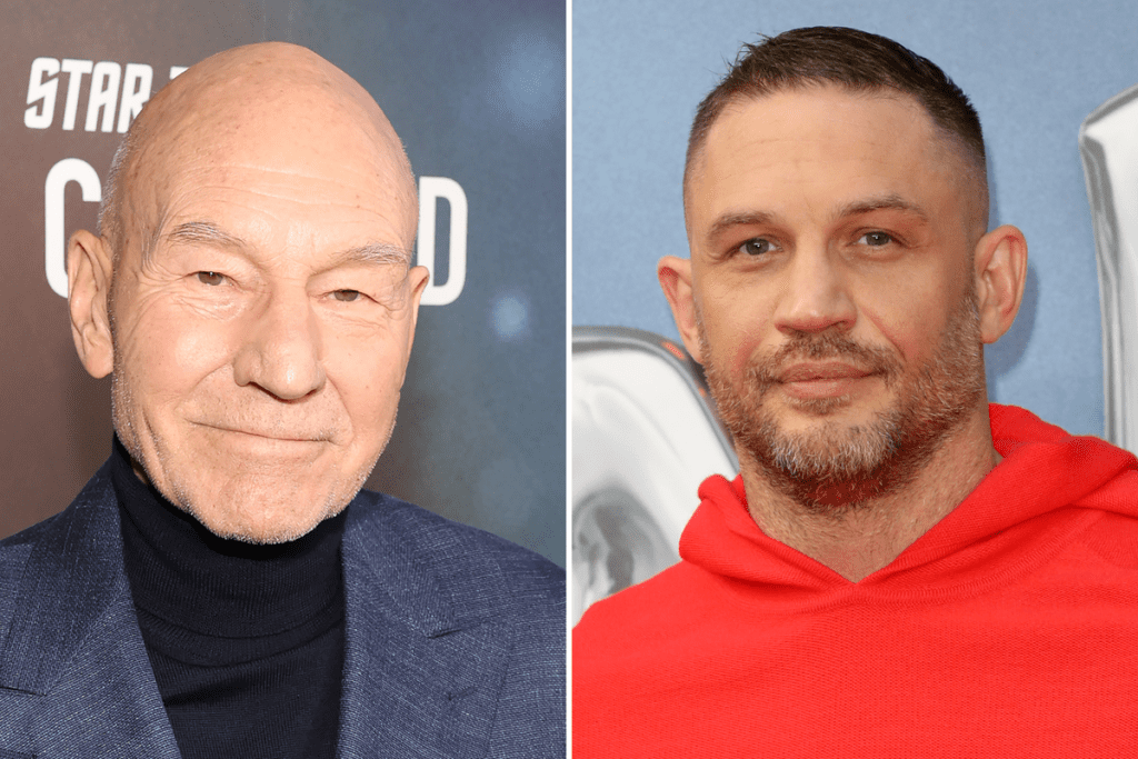 Patrick Stewart era felice che Tom Hardy fosse stato smentito dopo il comportamento "strano" sul set di Star Trek