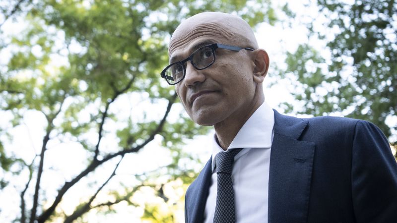 Processo antitrust: il CEO di Microsoft mette in guardia sull'impatto del monopolio di ricerca di Google sull'intelligenza artificiale