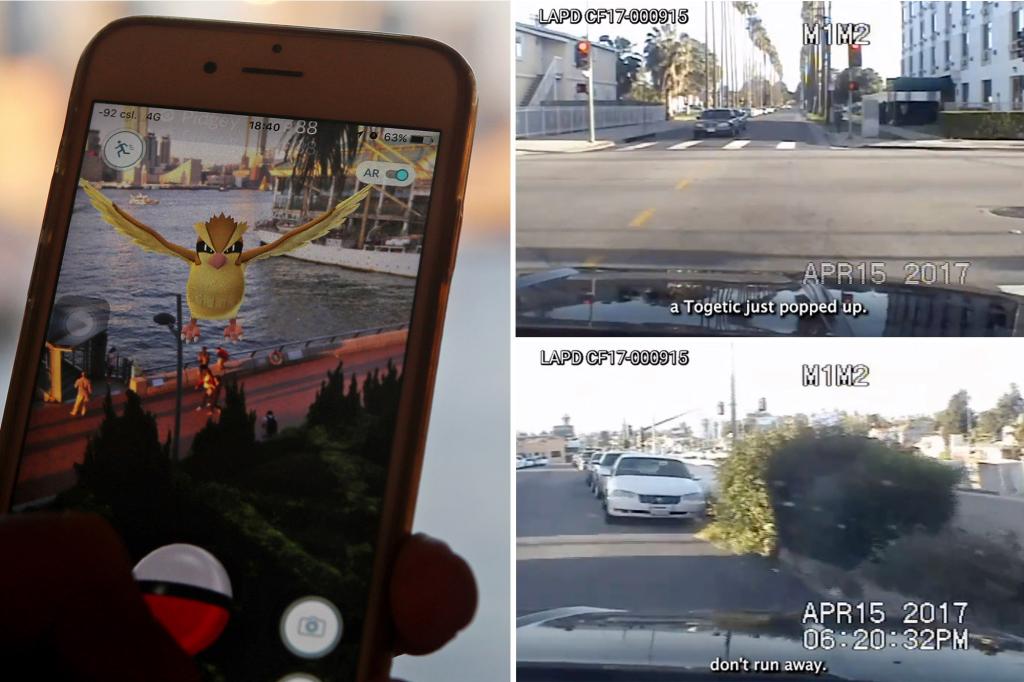 Un video della dashcam della polizia di Los Angeles mostra ex poliziotti che inseguono i Pokémon mentre sono in servizio