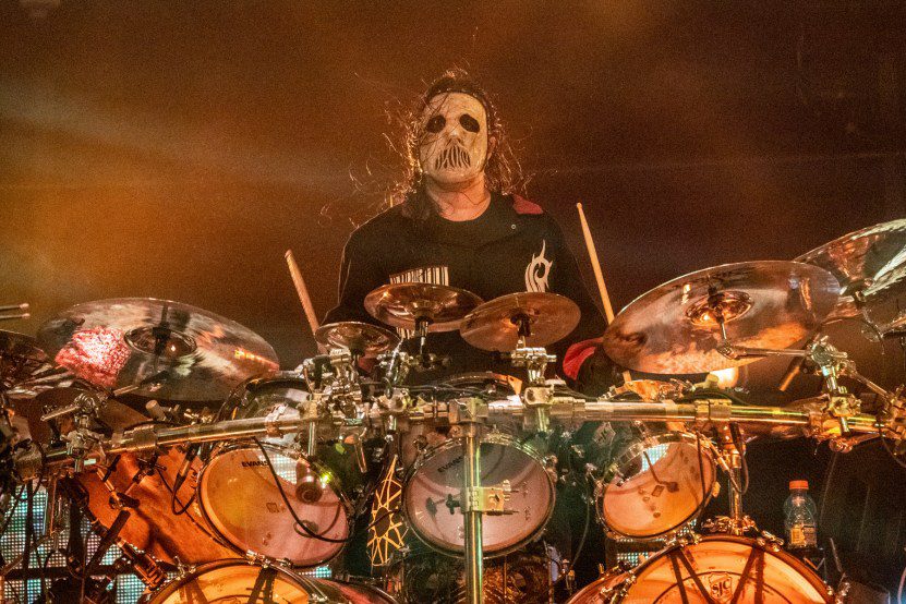 Jay Weinberg degli Slipknot si esibisce al Louder Than Life Music Festival presso il Kentucky Exposition Center venerdì 23 settembre 2022 a Louisville, Kentucky (foto di Amy Harris/Invision/AP)