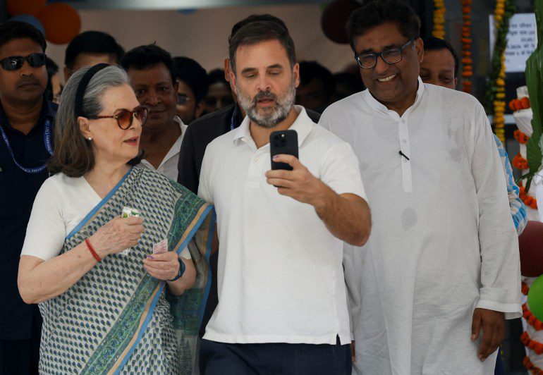 Rahul Sonia Gandhi Elezioni indiane