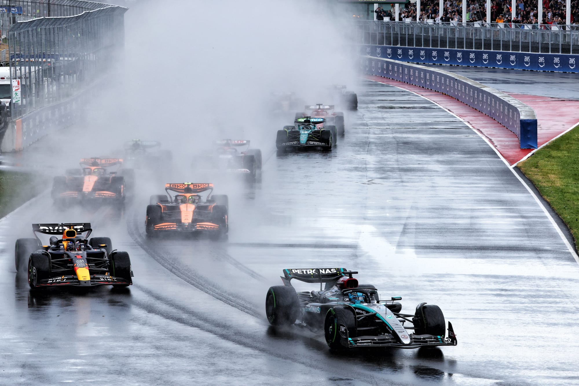 George Russell guida la Mercedes per il Gran Premio del Canada 2024