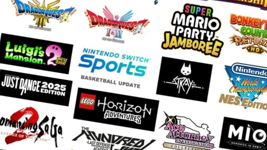 Nintendo mostra tutti i giochi live di giugno 2024 con una grafica nuova e colorata