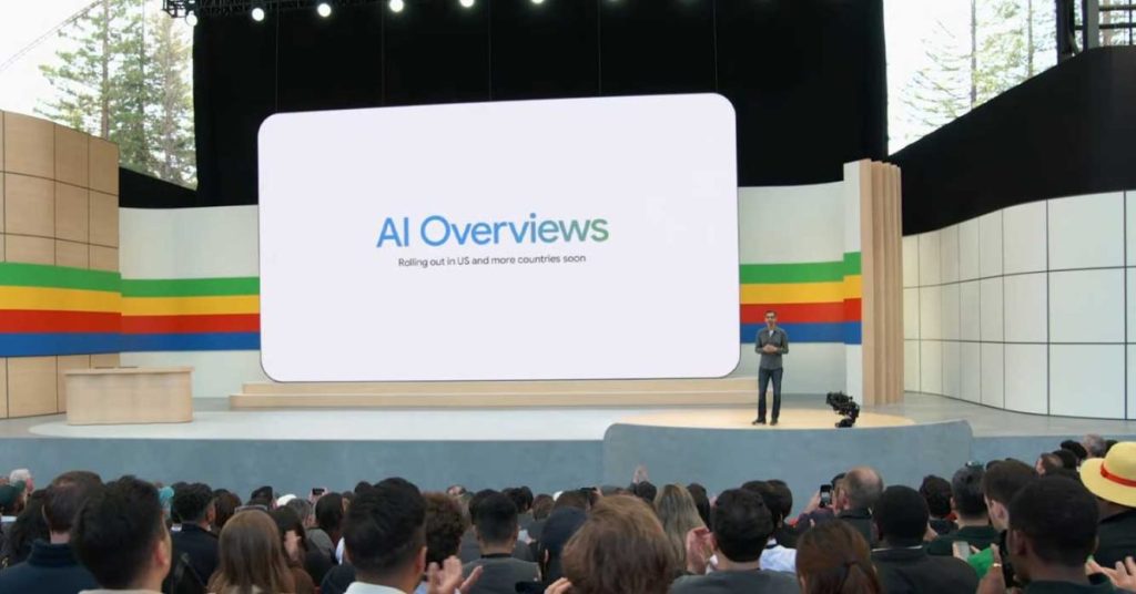 Google non mostra più una panoramica dell'intelligenza artificiale nella ricerca