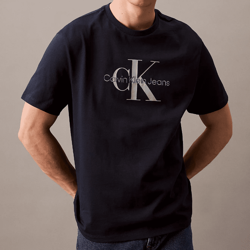 T-shirt con logo monogramma